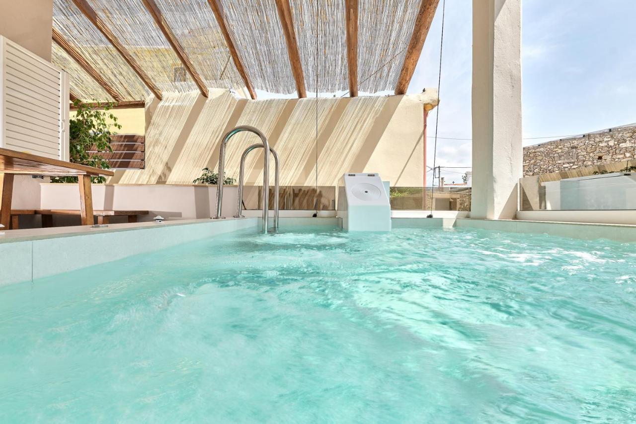 2 Bedroom Villa With Heated Swimming Pool-Spa Whirlpool-Bbq! Melidhonion  Luaran gambar