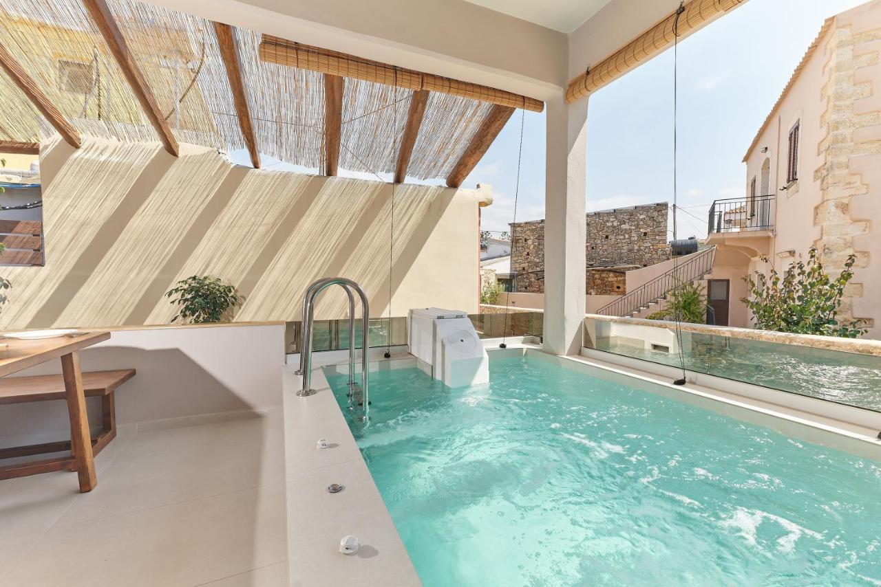 2 Bedroom Villa With Heated Swimming Pool-Spa Whirlpool-Bbq! Melidhonion  Luaran gambar
