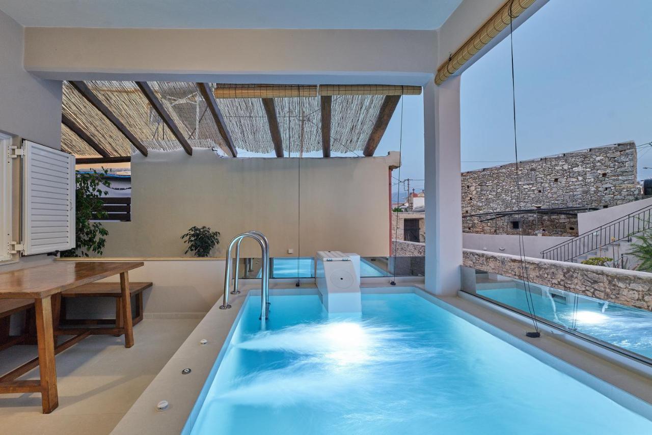 2 Bedroom Villa With Heated Swimming Pool-Spa Whirlpool-Bbq! Melidhonion  Luaran gambar